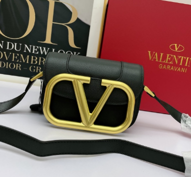 Valent*Large Metal Logo Bag