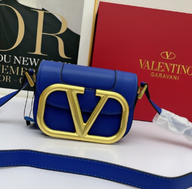 Valent*Large Metal Logo Bag