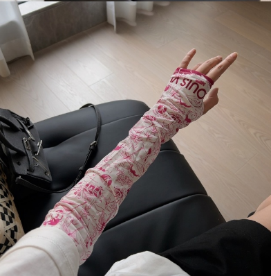 LOU* 25SS high elastic ice silk sleeves