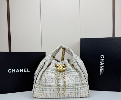 CHAN* 25SS wool bucket bag
