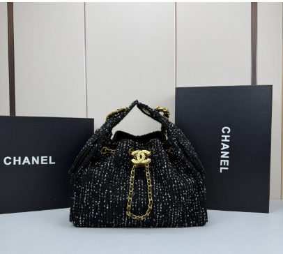 CHAN* 25SS wool bucket bag