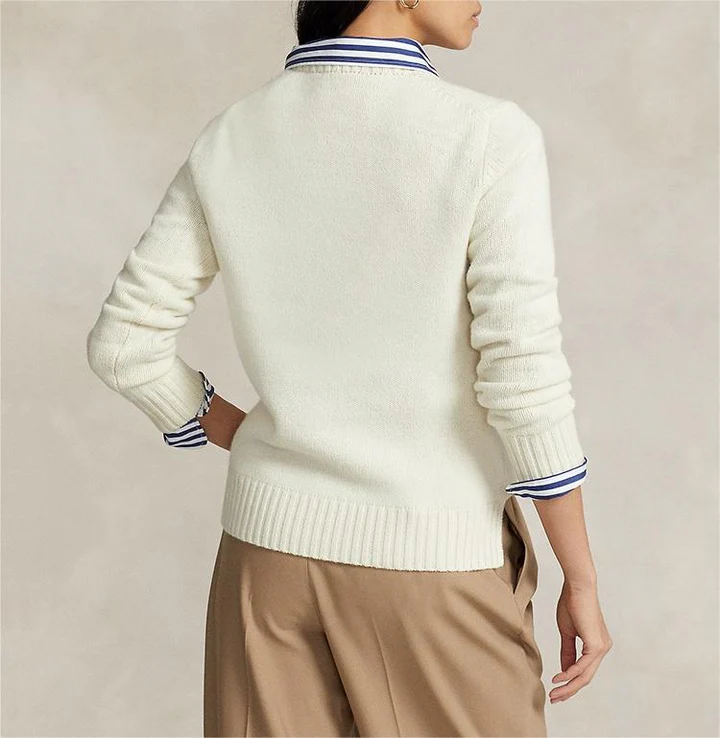 RL bear embroidered sweater