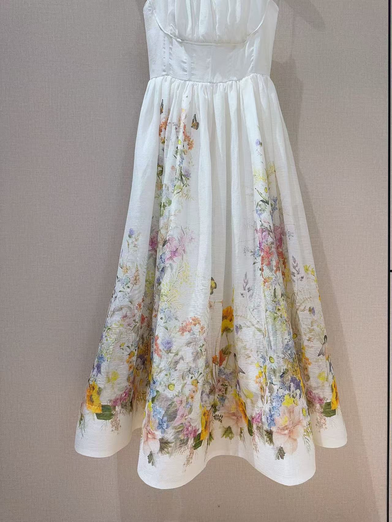 ZIMMERM* Waisted Midi Dress