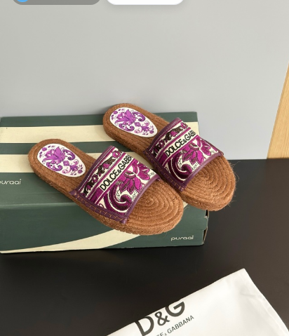 DG* 25SS woven slippers vip