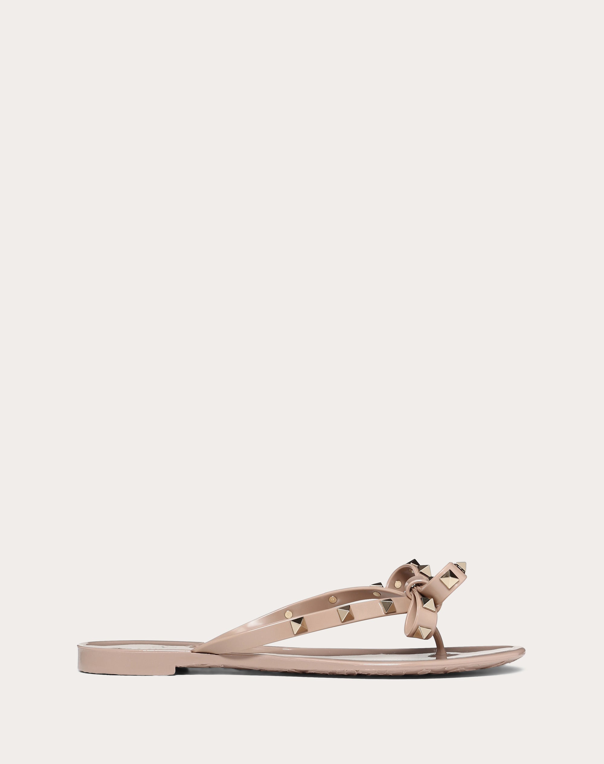 New style studded bowknot flat non-slip sandals/slippers