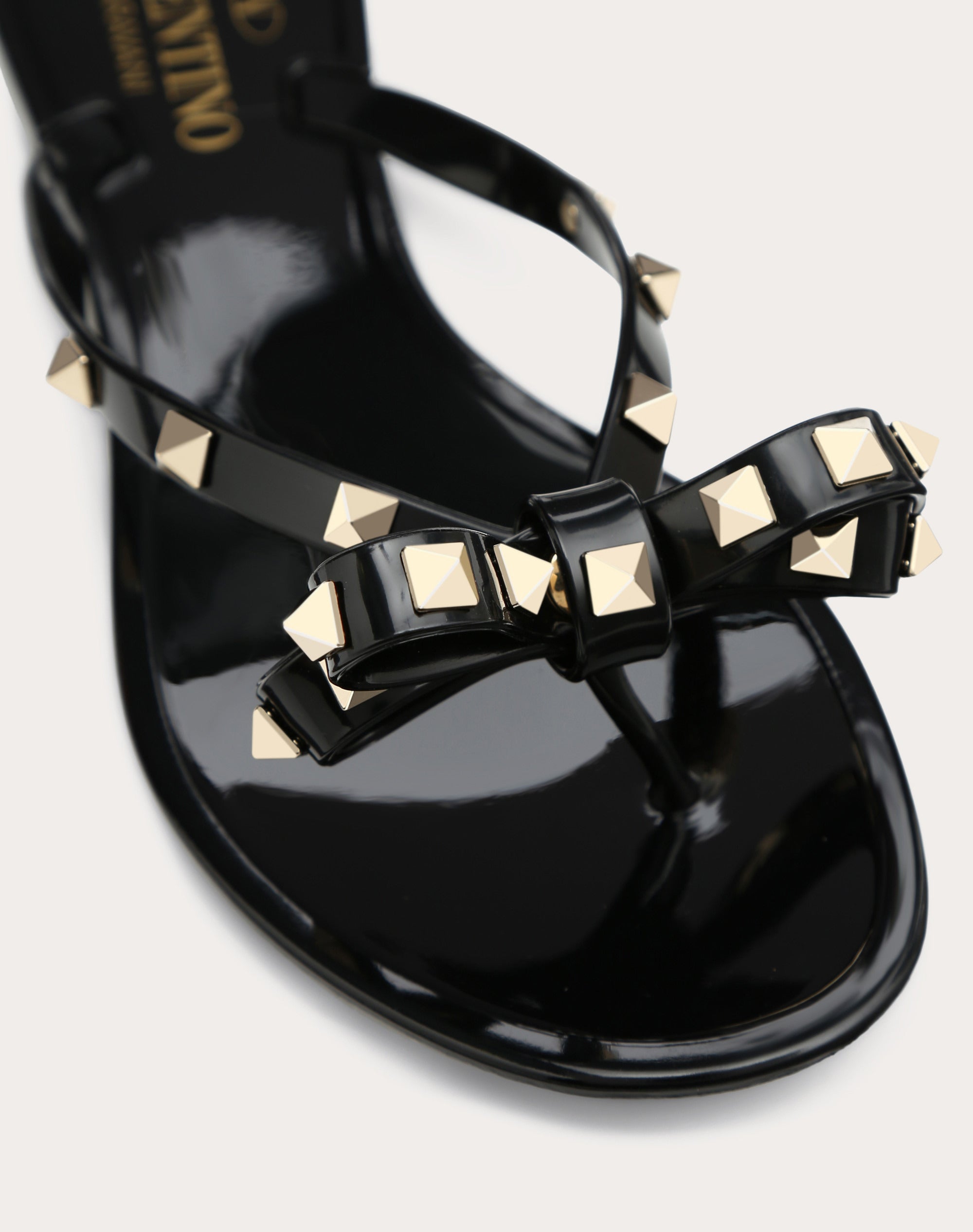 New style studded bowknot flat non-slip sandals/slippers