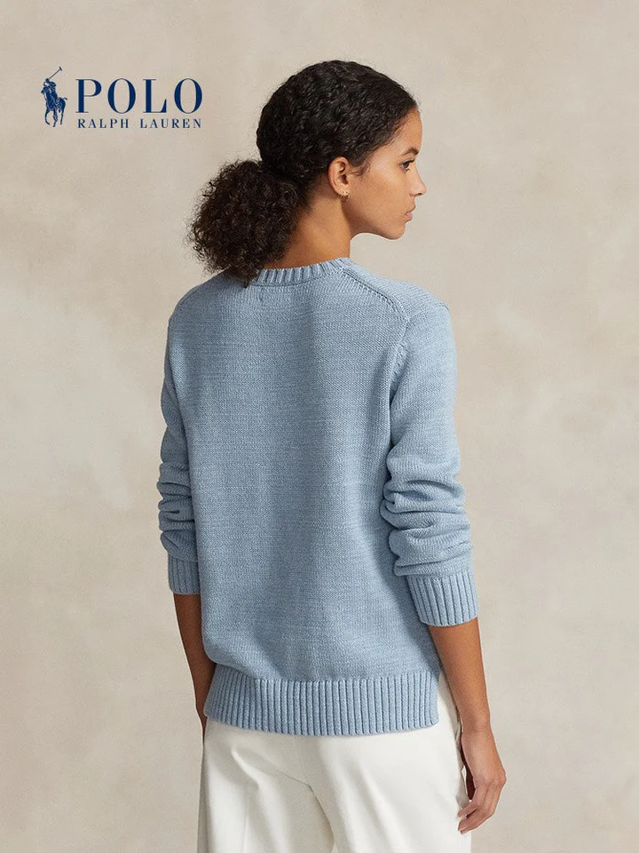 RL bear embroidered sweater