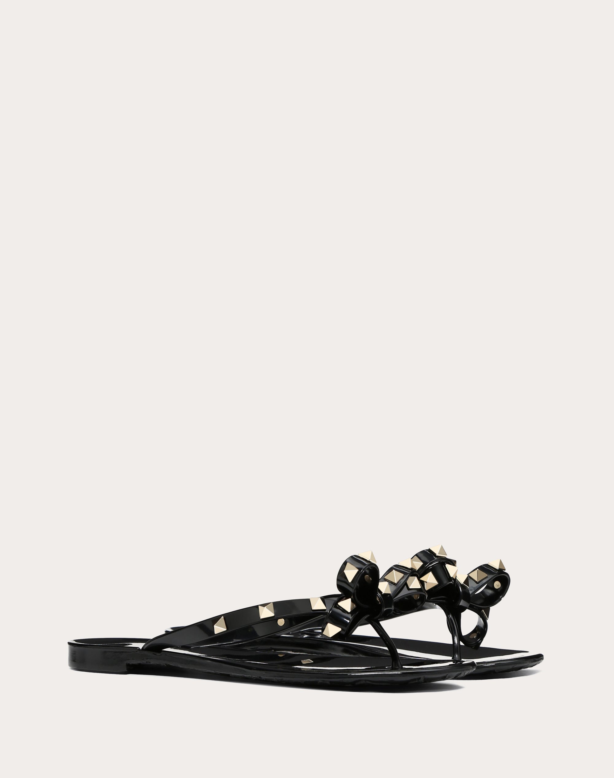 New style studded bowknot flat non-slip sandals/slippers