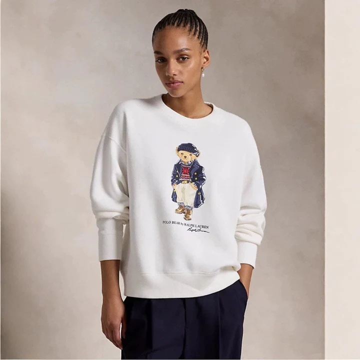RL Bear Crewneck Sweatshirt (Velvet)