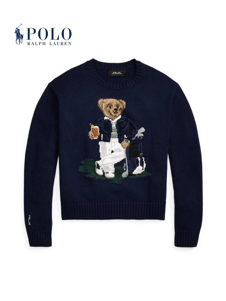 RL bear embroidered sweater