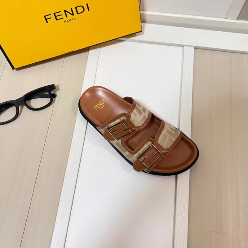 FEN* 24 new double strap slippers