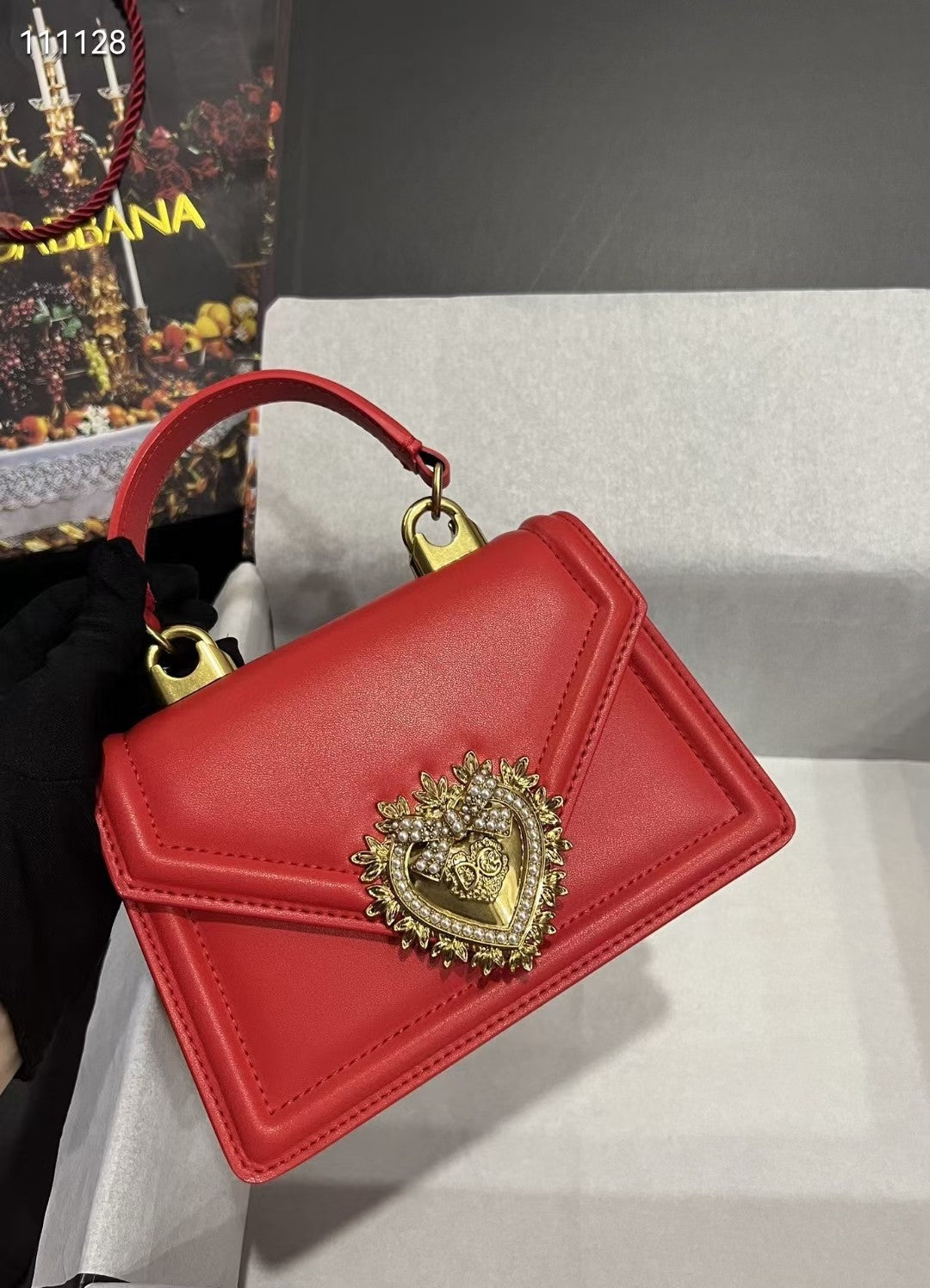 Multicolor chain DG handbag