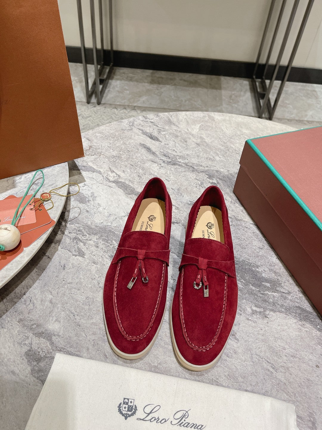 Loro Pian* Classic British Tassel Flat Loafers