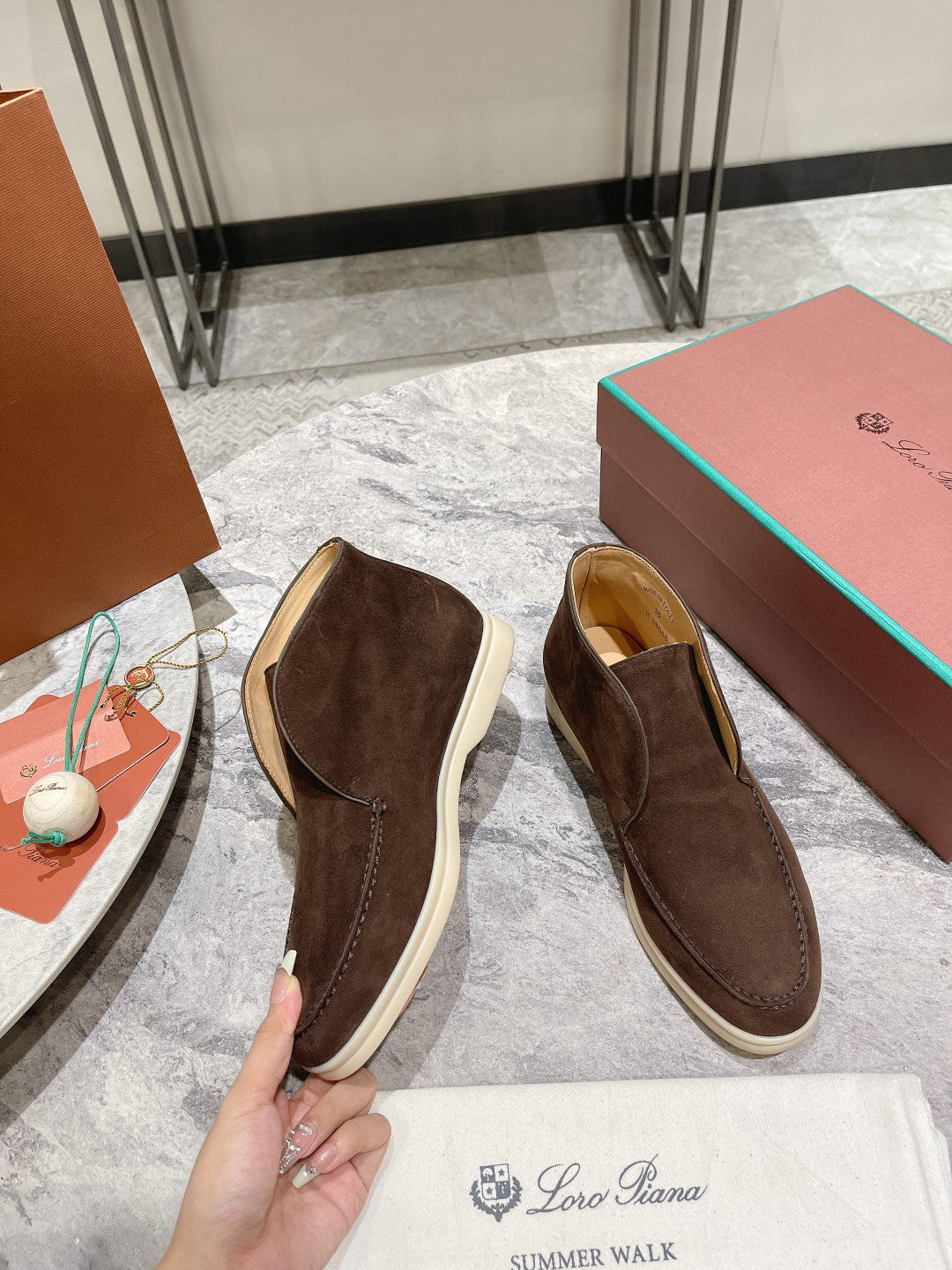 Loro Pia**/ Top quality classic British style tassel flat loafers VIP1:1