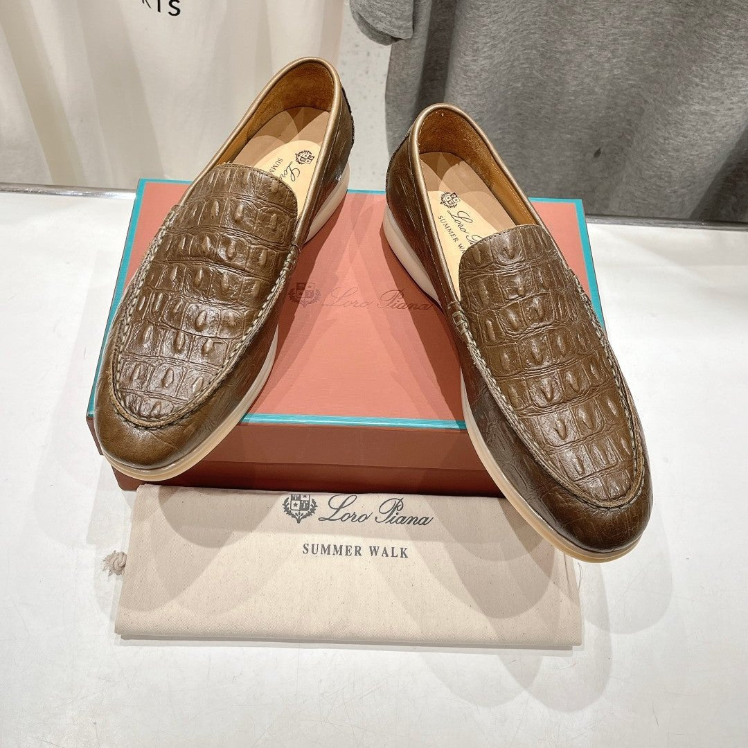 Loro Piana* *Top Quality New Slip-On Couples Driving Shoes VIP1:1