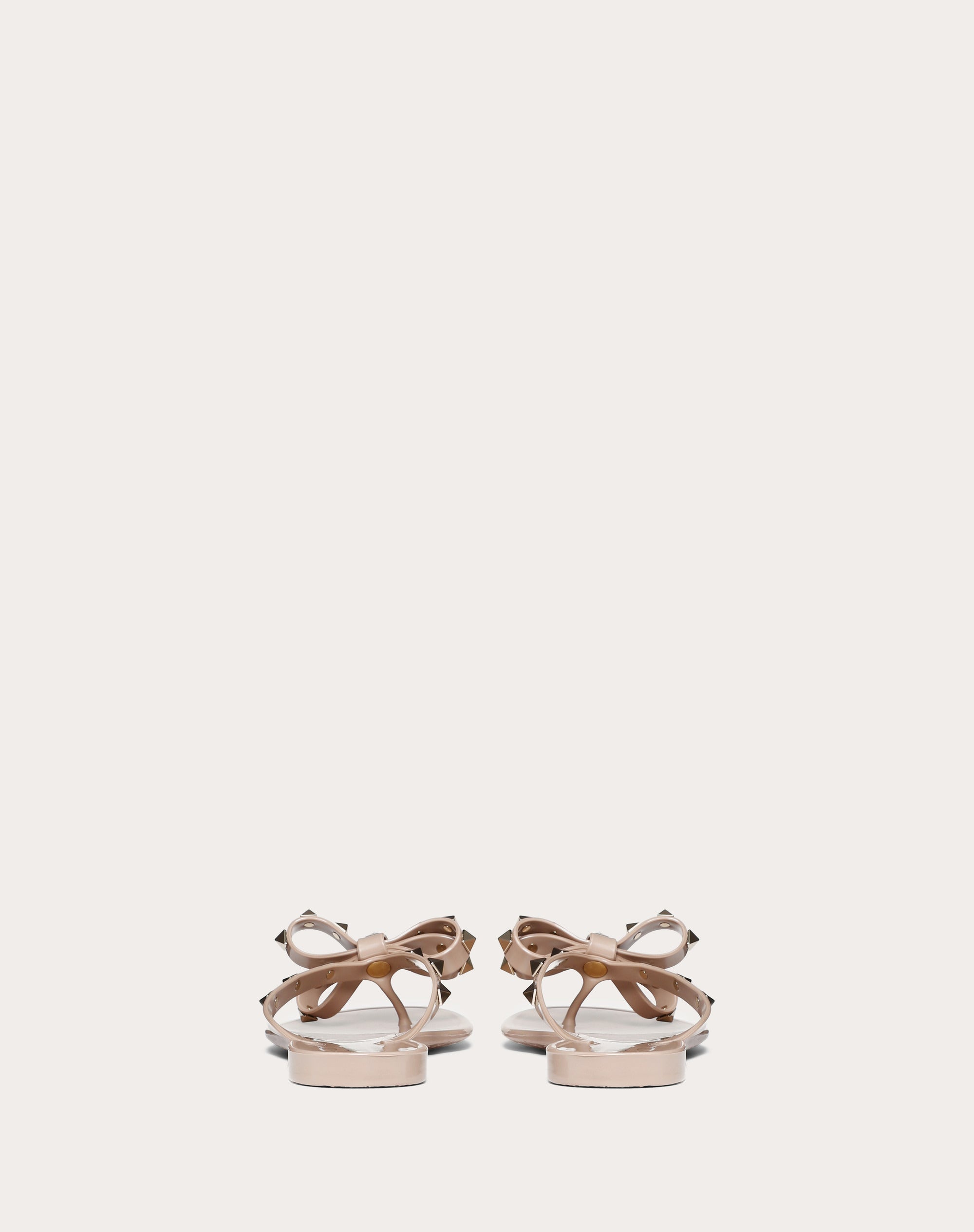 New style studded bowknot flat non-slip sandals/slippers