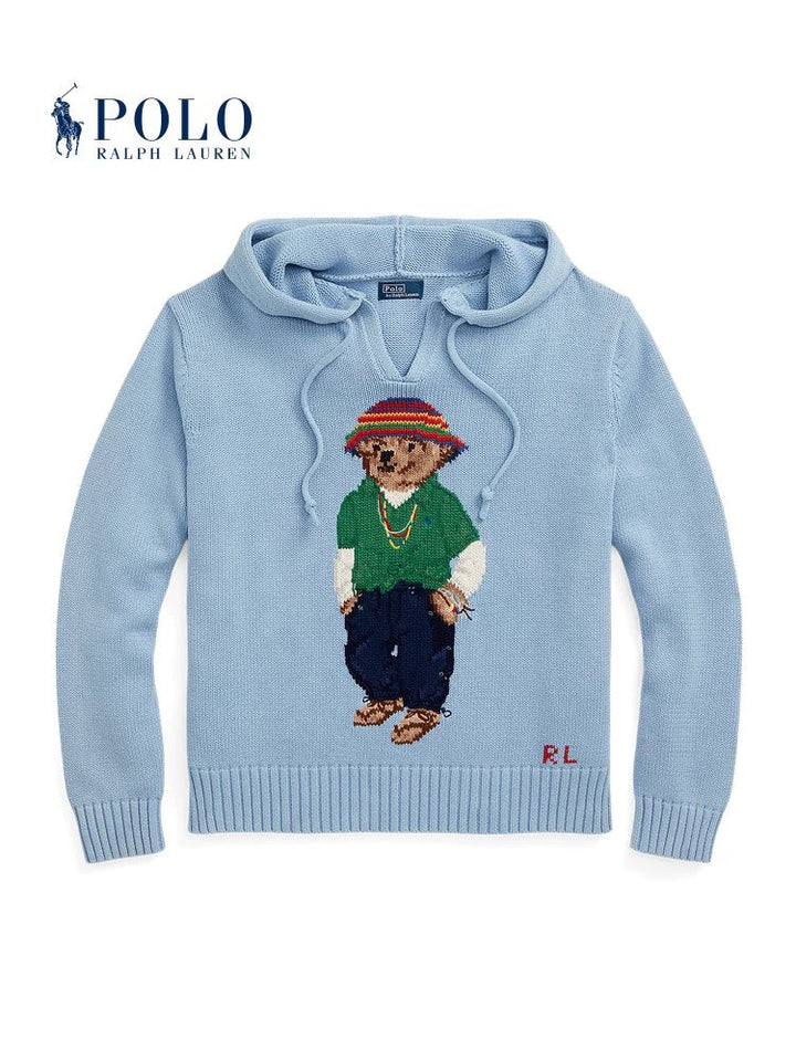 RL bear embroidered sweater