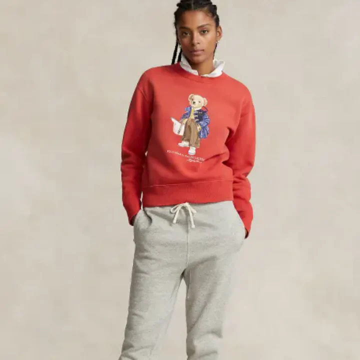 RL Bear Crewneck Sweatshirt (Velvet)