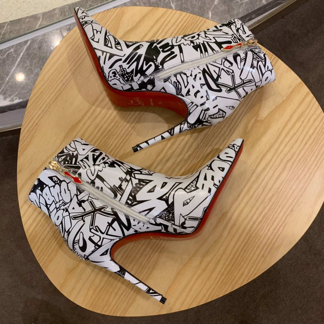 Christi** Loubout** new latest printed leather VIP1:1