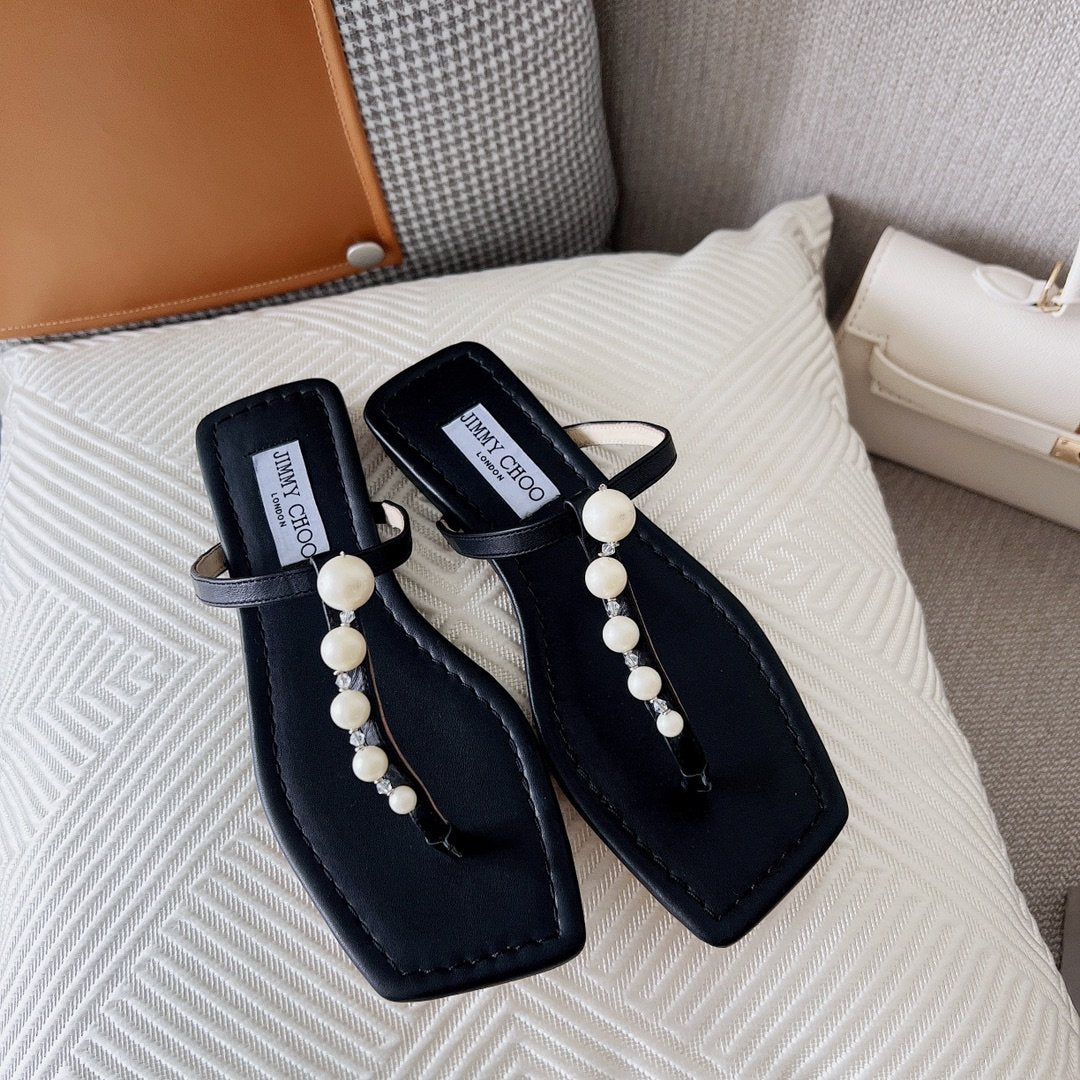 Jim** Cho* Pearl Flip Flops VIP1:1