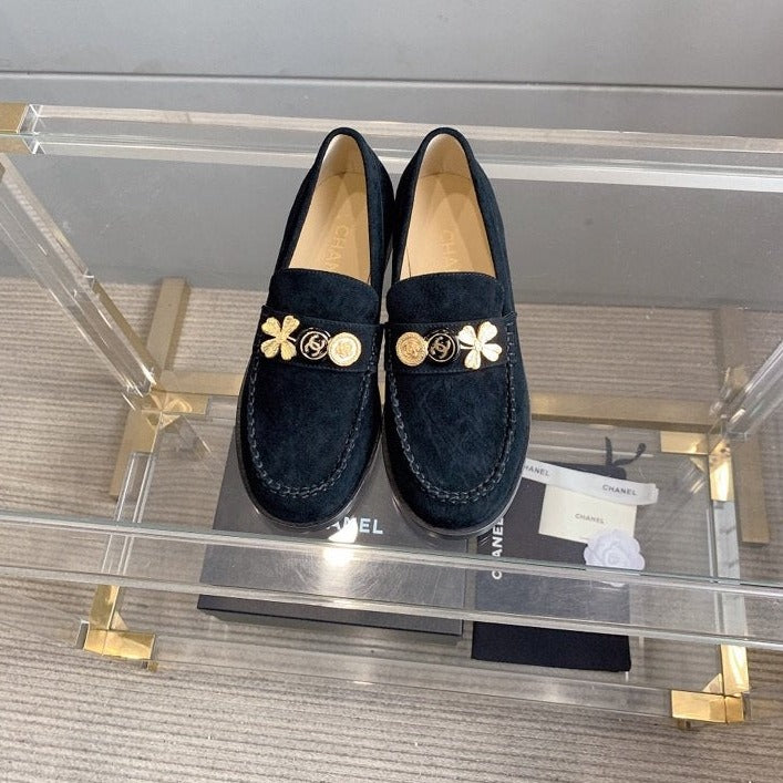 CHA**24 new badge loafersVIP1:1