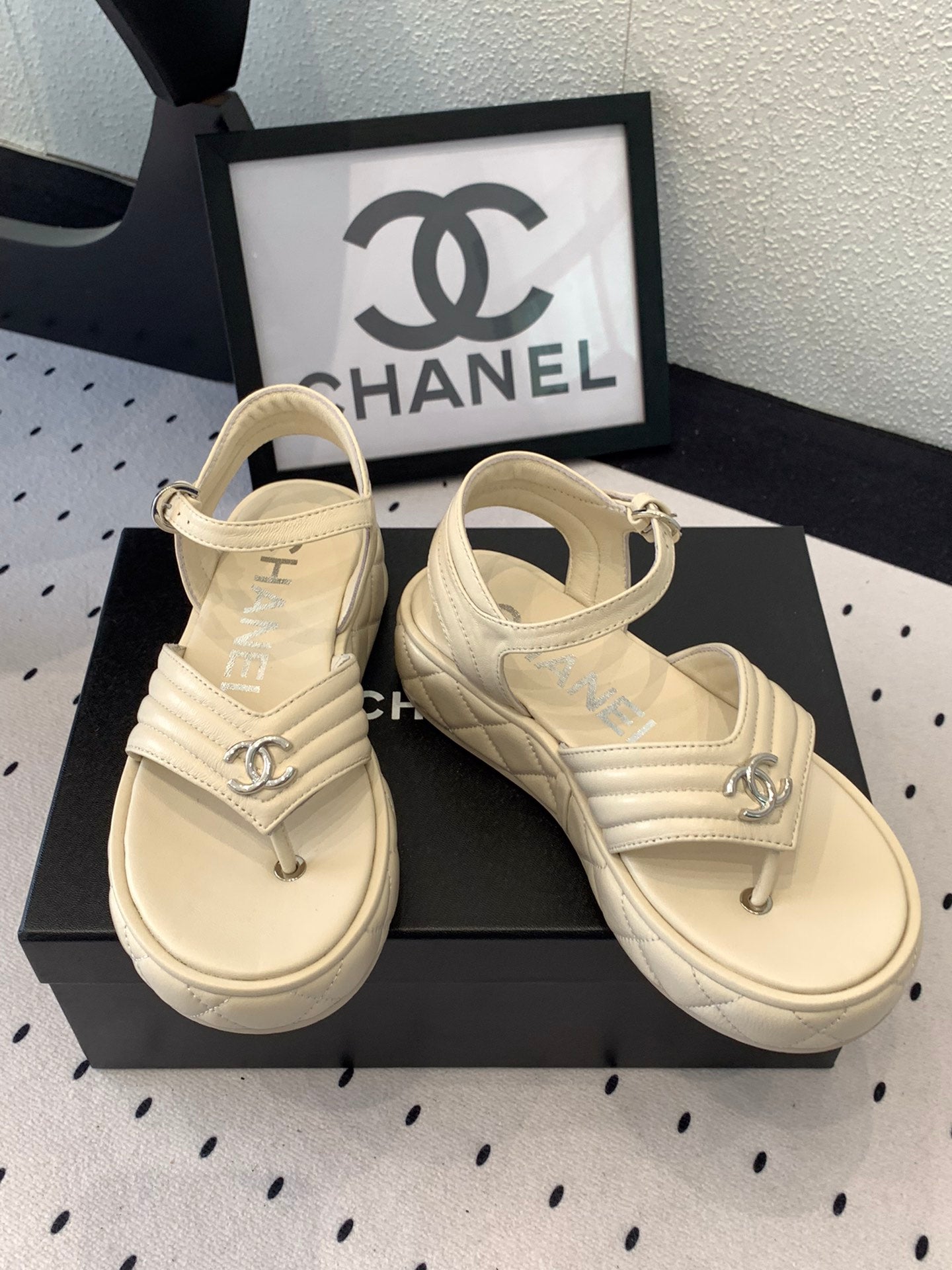 Early Spring Platform Sandals CHANE*｜VIP1:1