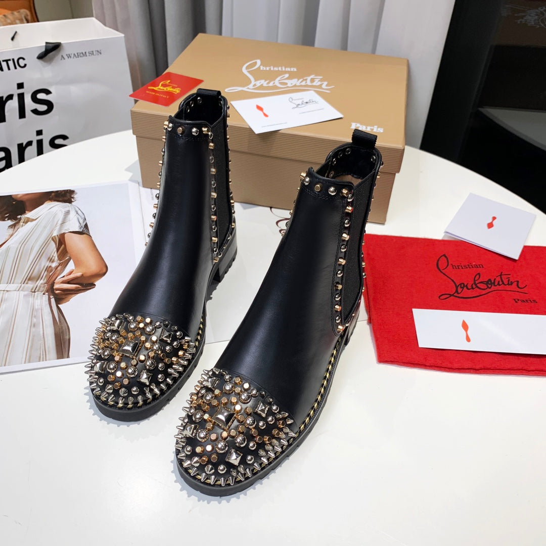 Christian Louboutin* new 1: 1 VIP autumn and winter toe rivet design