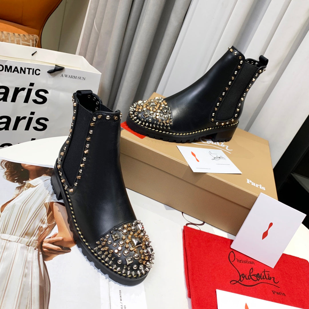 Christian Louboutin* new 1: 1 VIP autumn and winter toe rivet design