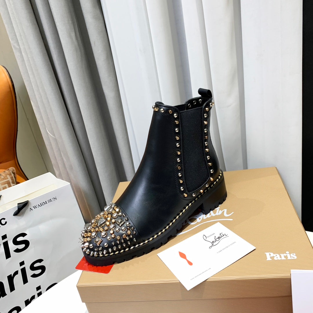 Christian Louboutin* new 1: 1 VIP autumn and winter toe rivet design