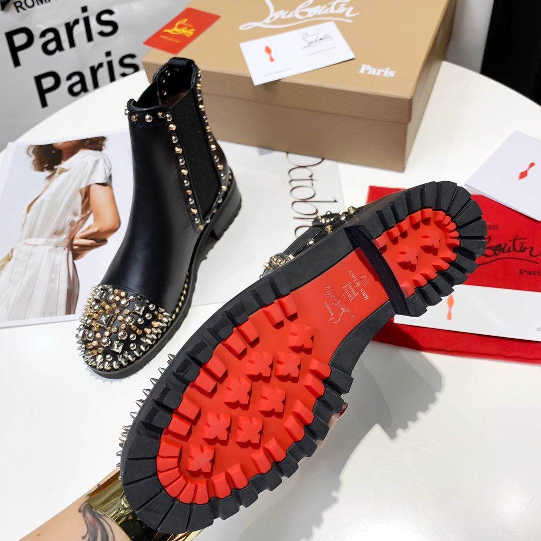 Christian Louboutin* new 1: 1 VIP autumn and winter toe rivet design
