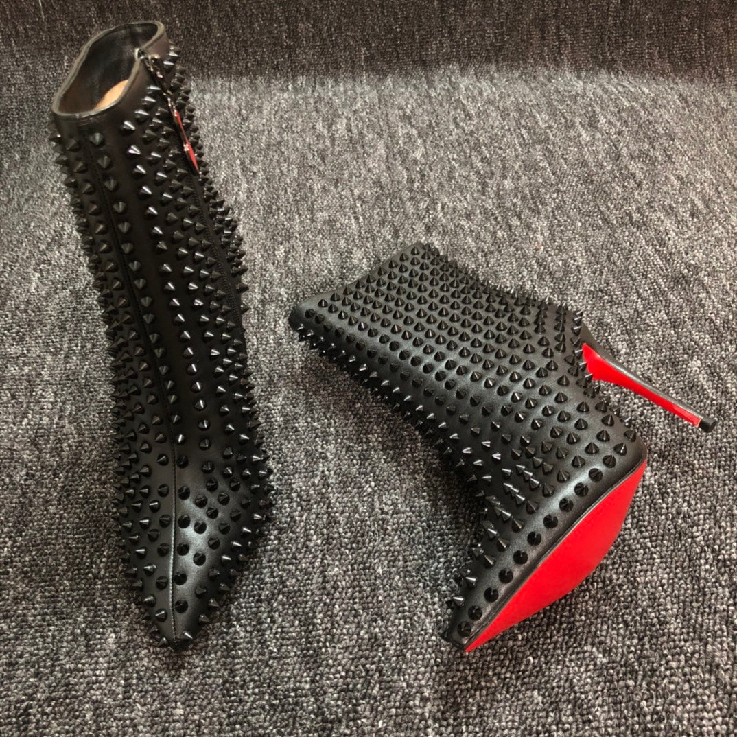 Christian Louboutin* new black Martin boots