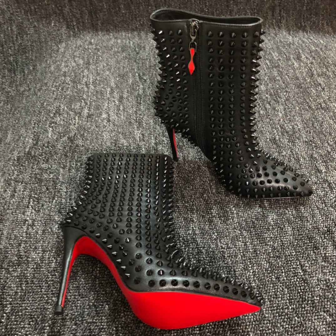 Christian Louboutin* new black Martin boots