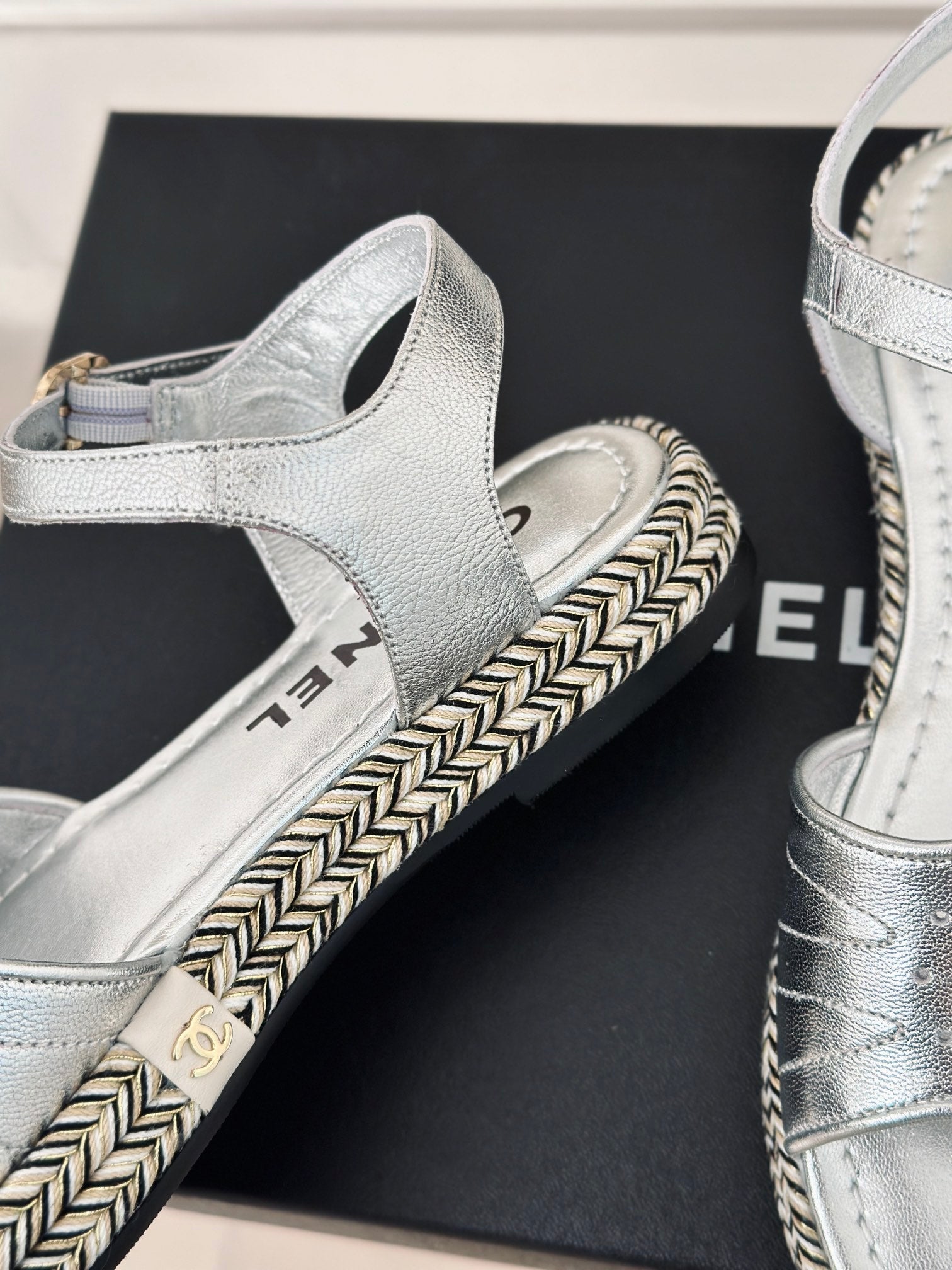 Double C hemp rope sole sandals VIP1:1