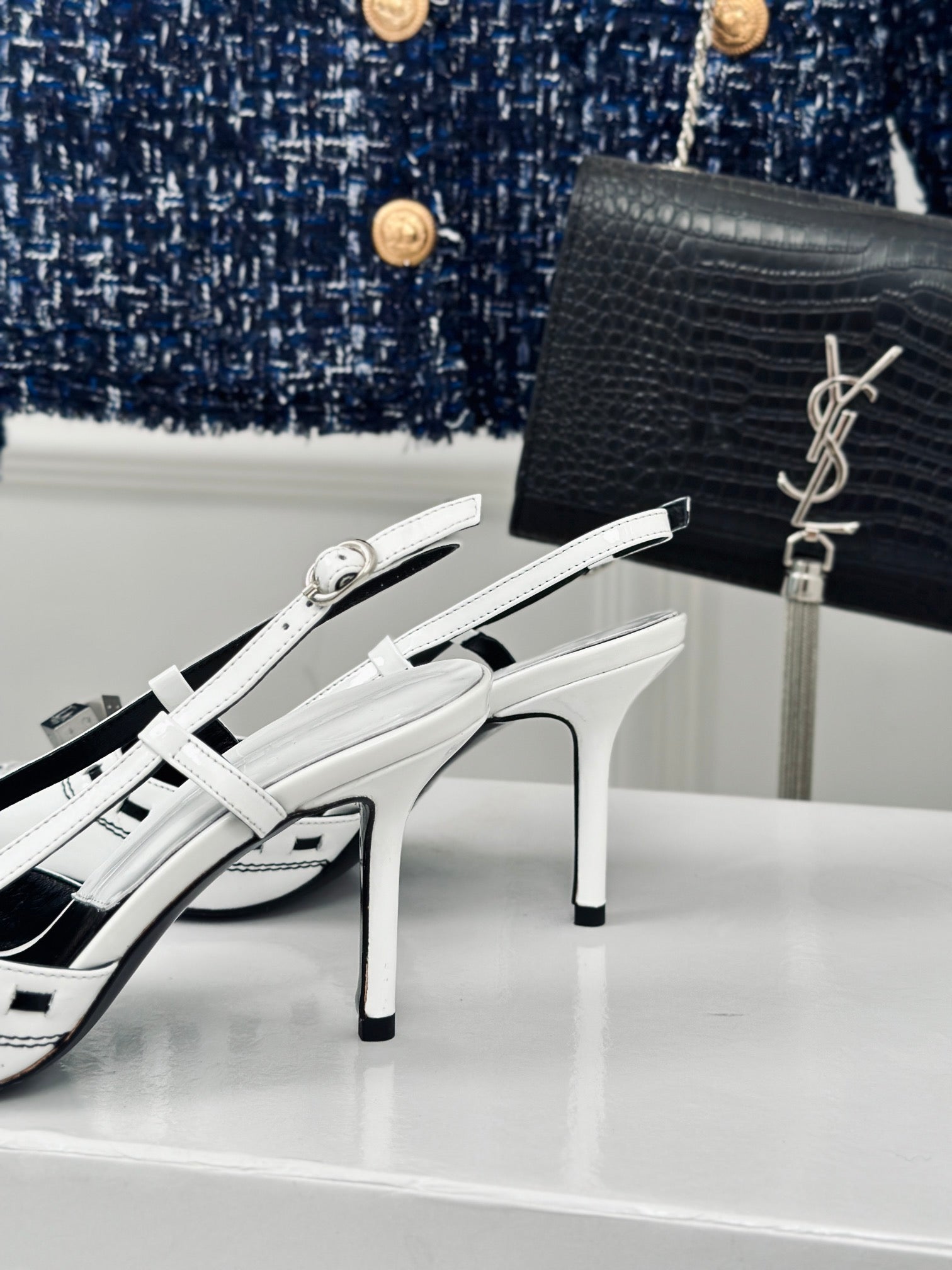 High heel sandals DI new pointed dice VIP 1:1