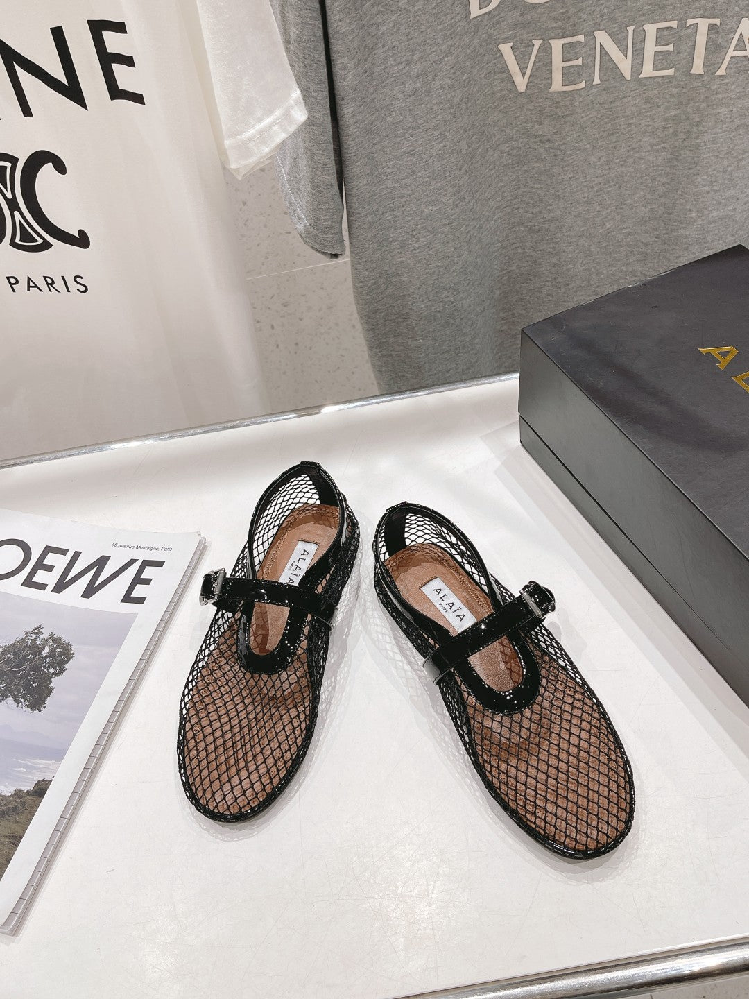 Alaia Alaia 24ss/ catwalk flat ballet shoes