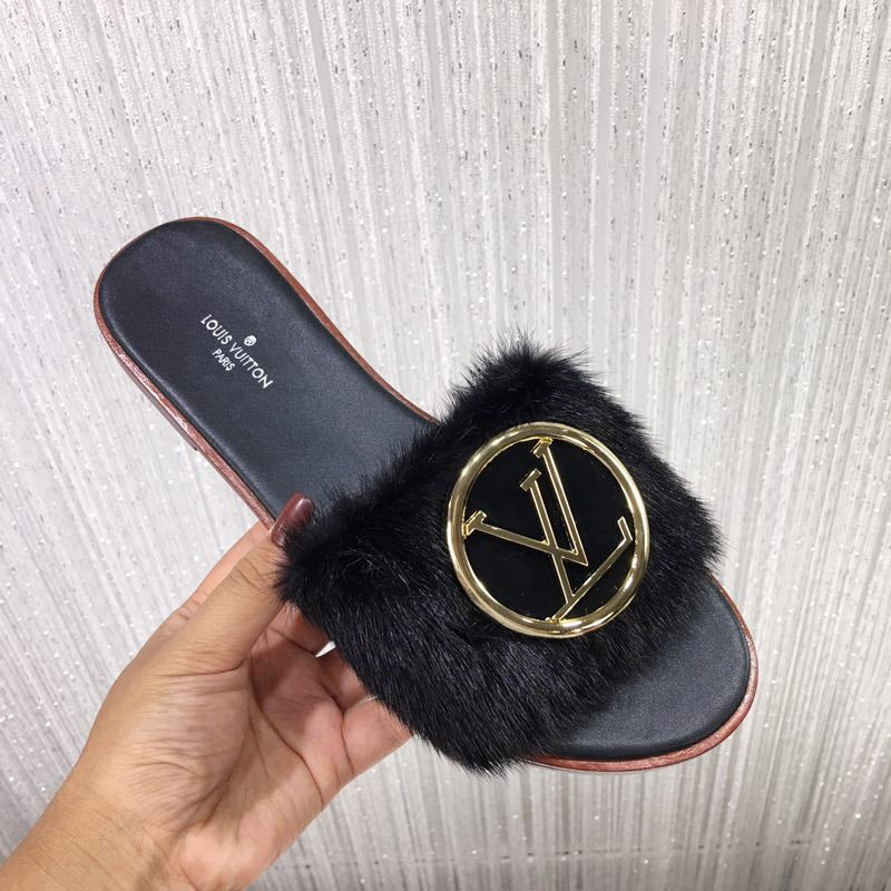 24 new mink fur slippers L***VIP 1：1