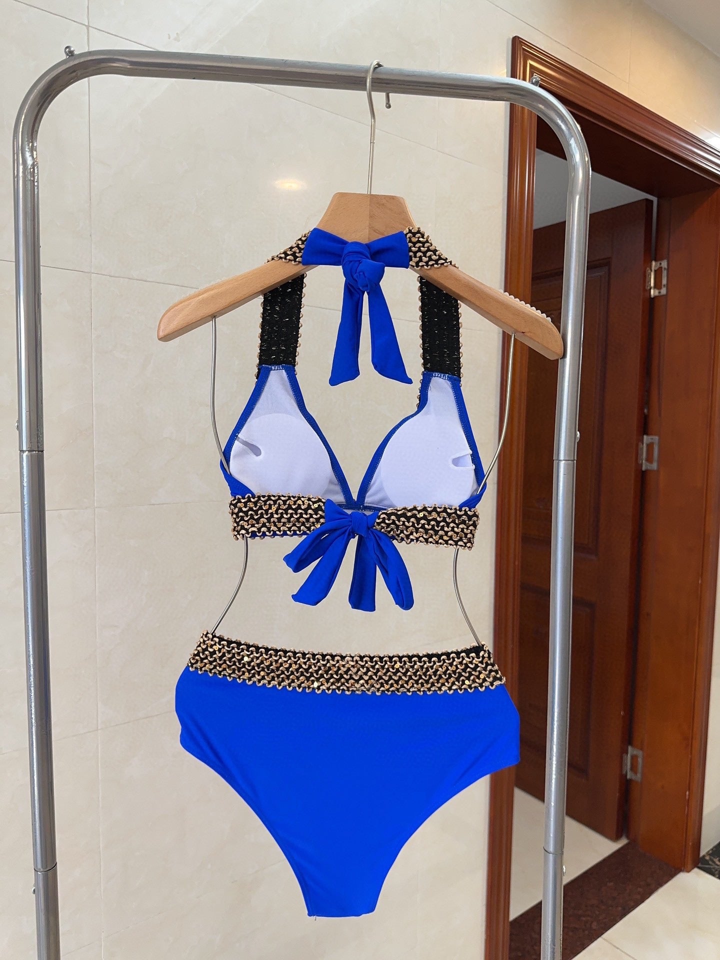 Blue Versace SS Swimsuit