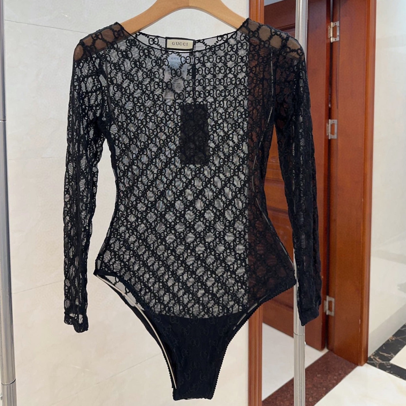 Black Gucci 24SS swimsuit