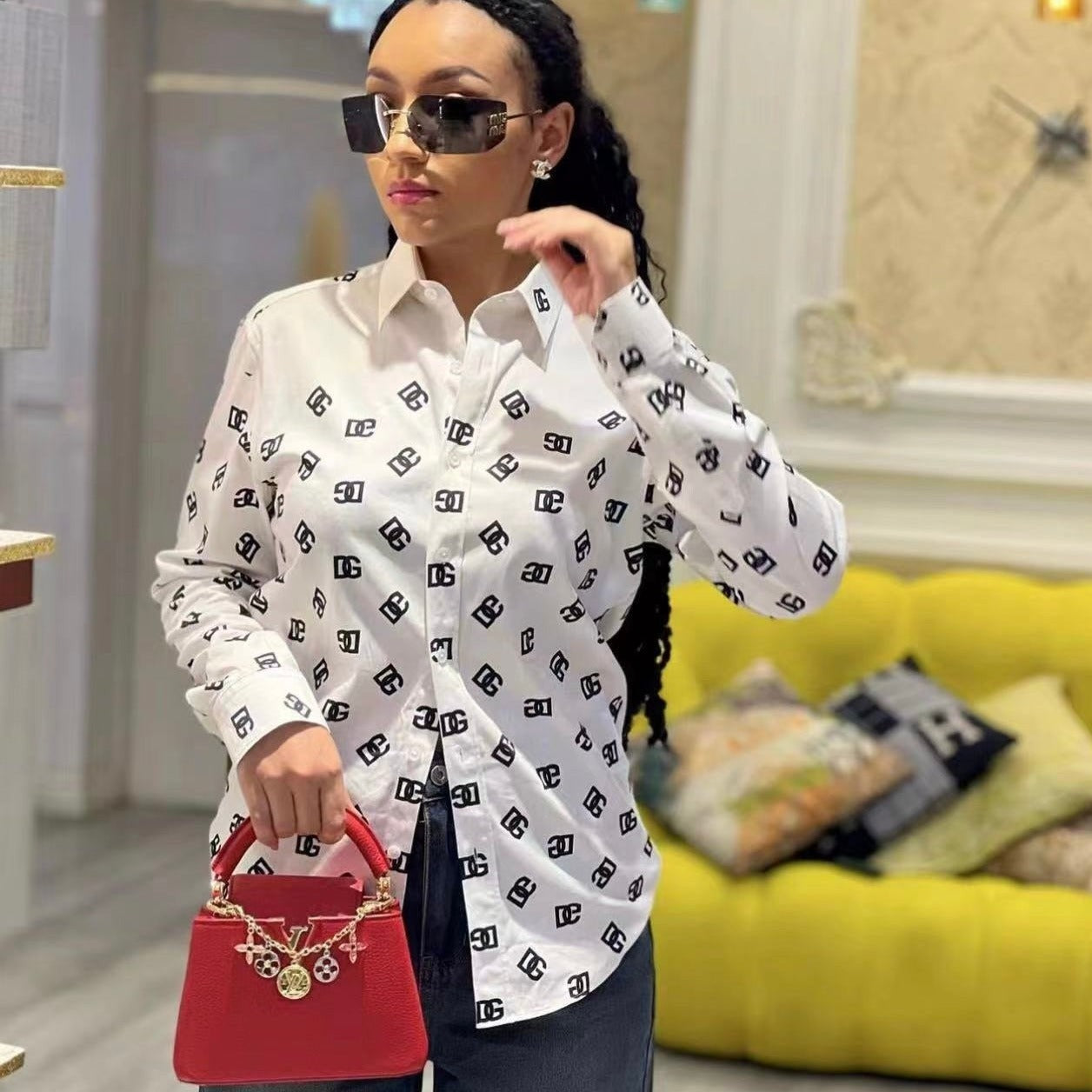 DG* new all-match shirt with letter prints07