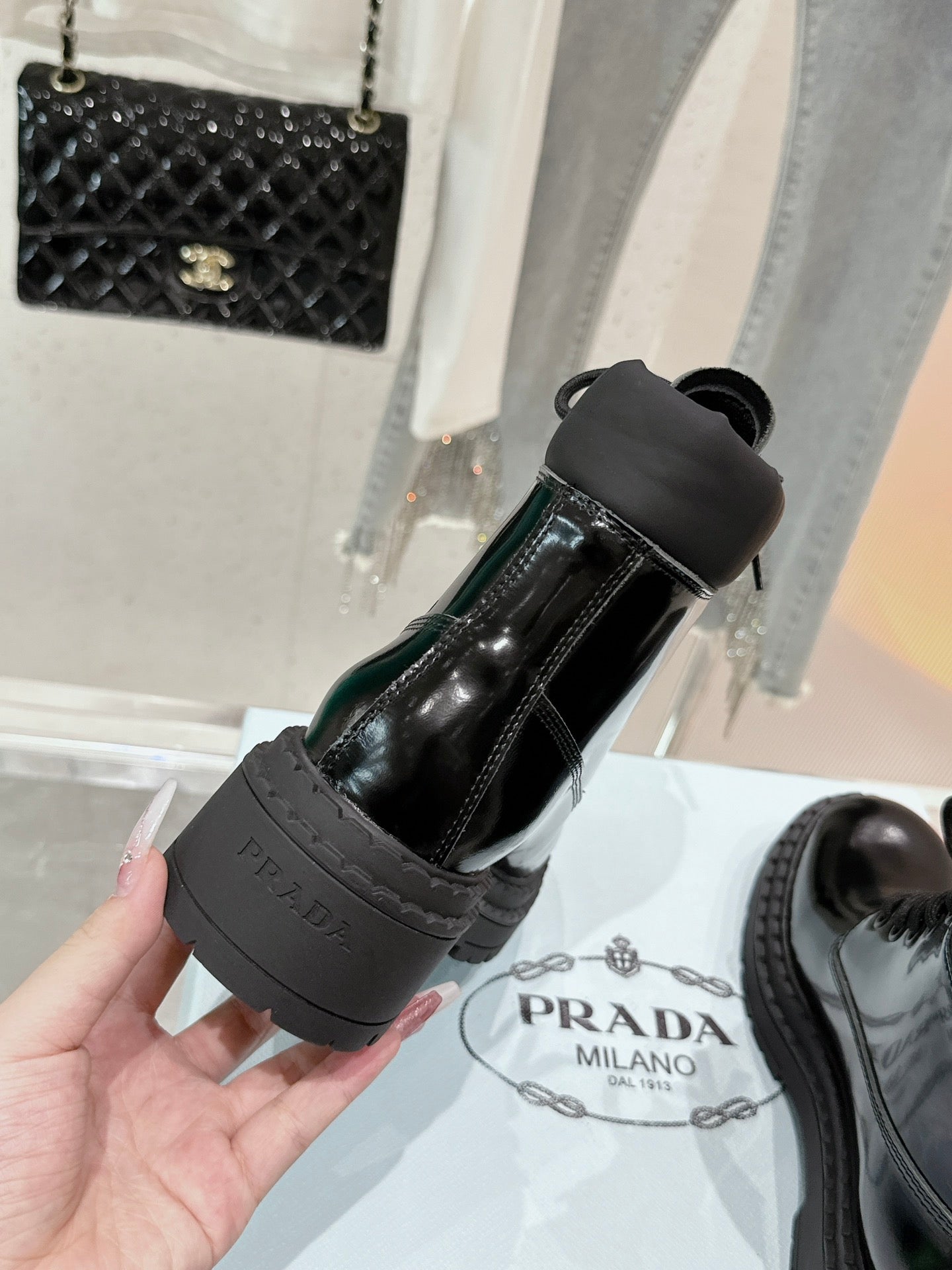 Black Classic Prada Boots 2024 VIP 1:1