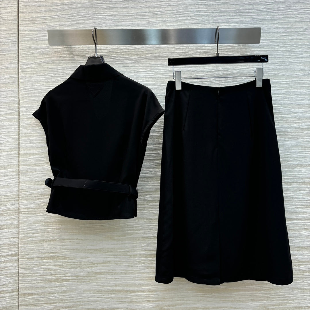 PRA* 24SS waist top + high waist skirt 1:1 VIP 8