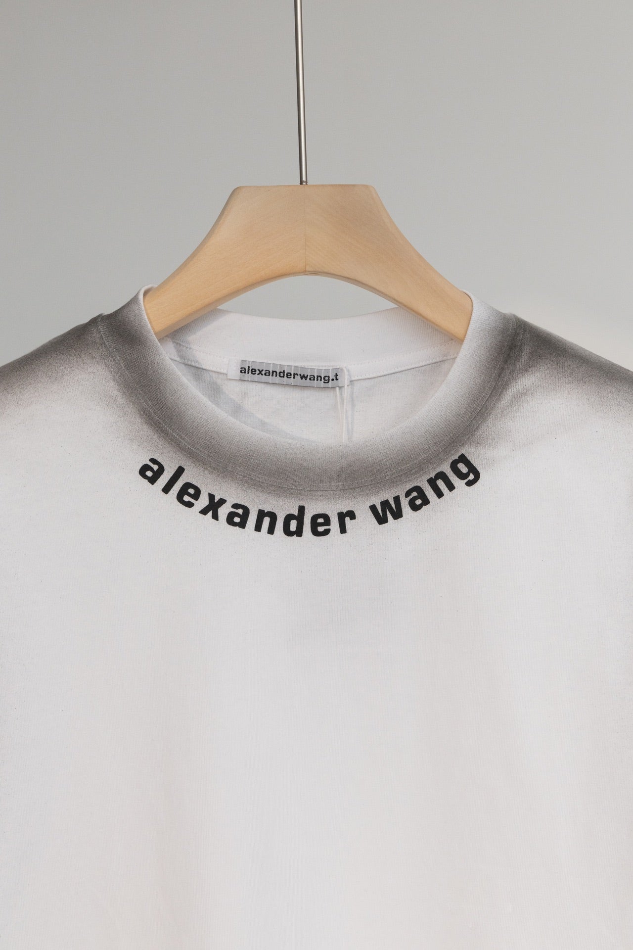Alexander Wang collar letter short sleeve