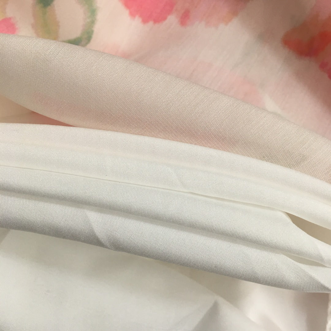 ZIM****-style suit, temperament big red flower multi-print bubble long-sleeved shirt top + high waist slim skirt, with belt