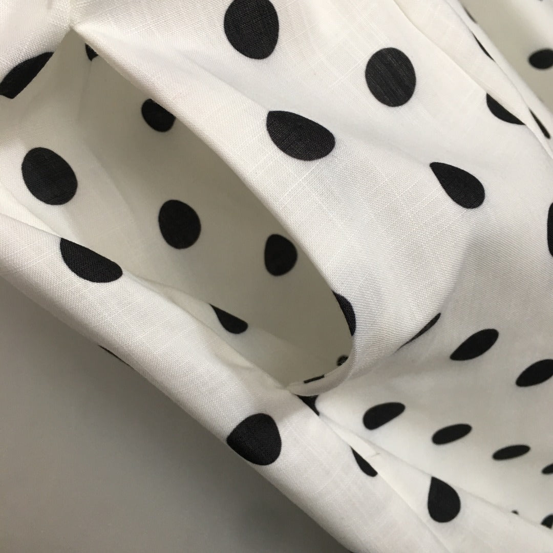 ZIM**** new suit, polka dot print suspender dress