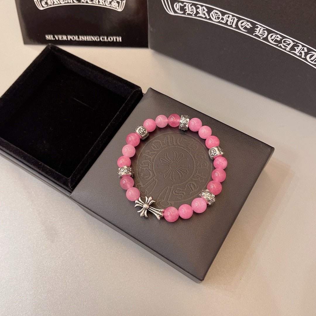 Chrome He**Natural Bracelet