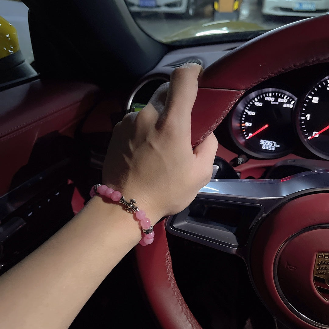 Chrome He**Natural Bracelet