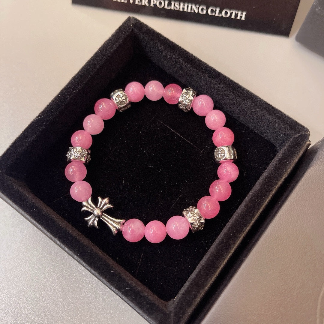 Chrome He**Natural Bracelet