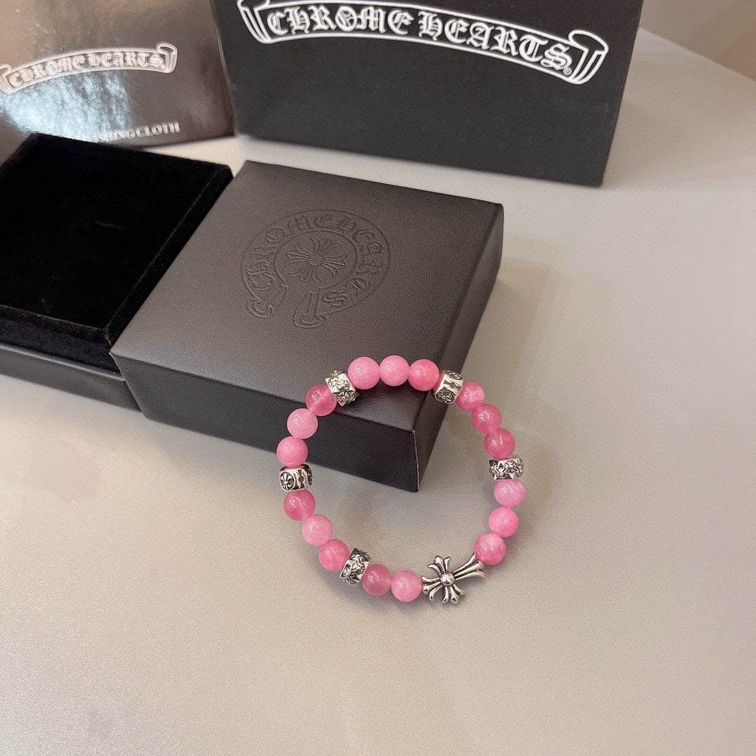 Chrome He**Natural Bracelet