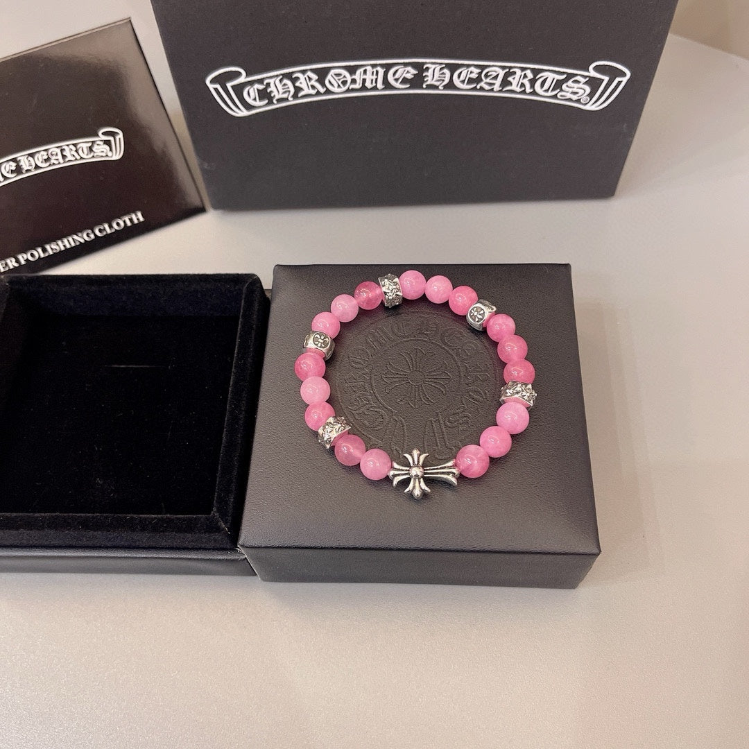 Chrome He**Natural Bracelet