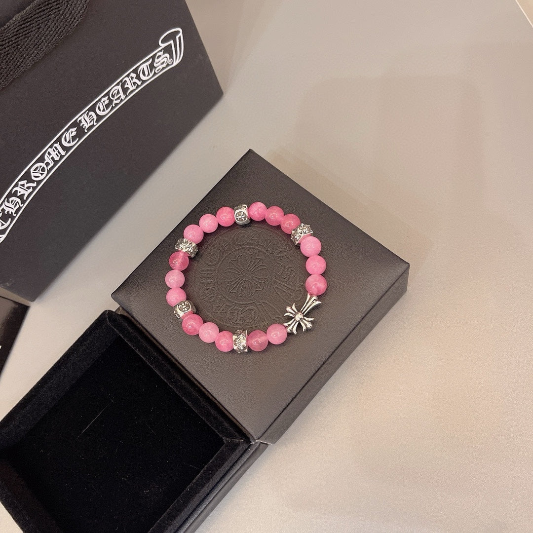 Chrome He**Natural Bracelet